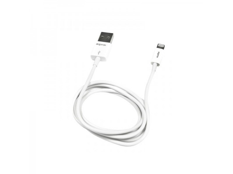 Approx Cable USB a Micro USB/Lightning - 2 en 1 para Android y Apple - 1m