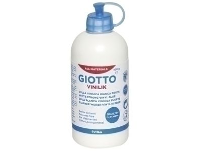Giotto Vinilik Cola Blanca Botella 100 gr. - Seca Rapidamente - Pega Papel, Carton, Cartulina etc...