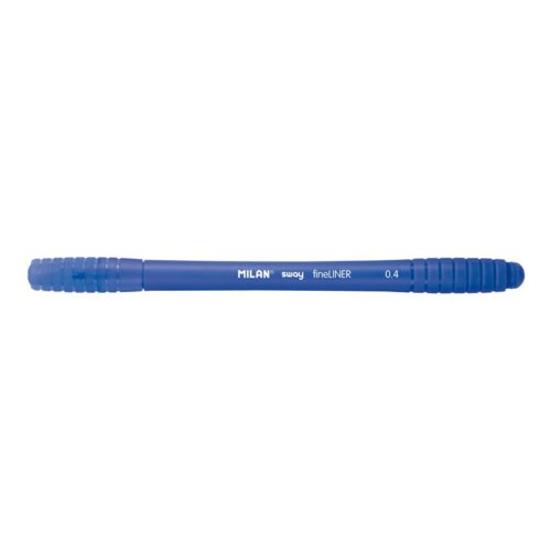 Milan Sway Fineliner Rotulador - Punta Fina 0.4mm - Ergonomico - Tinta al Agua - Color Azul