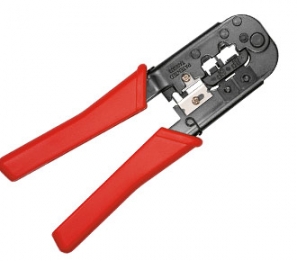 Equip Crimpadora Universal - Con Funcion de Corte y Extraccion para el Cable Redondo - Ideal para Conectores RJ45, RJ12, RJ11