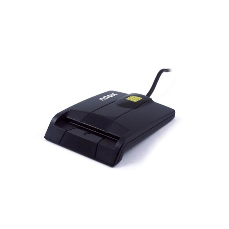 Nilox Lector de Tarjetas Chip Dnie USB - Color Negro
