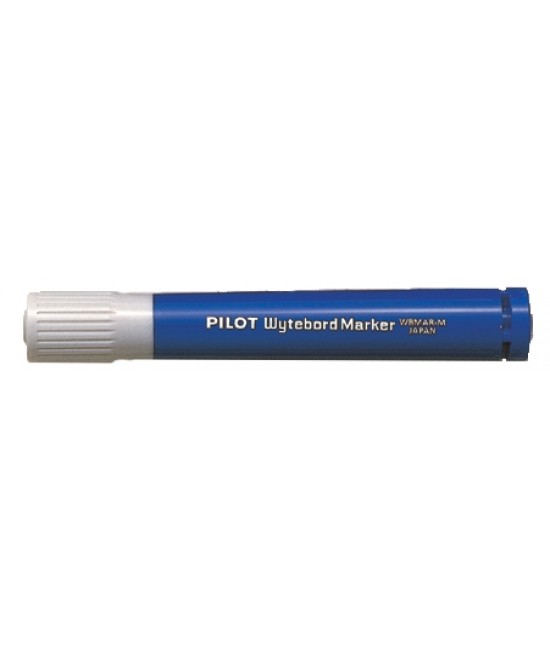 Pilot Rotulador para Pizarra Blanca - Punta Redonda de 4mm - Trazo de 1.8mm - Recargable - Tinta con Base de Alcohol - Borrable en Seco - Color Azul