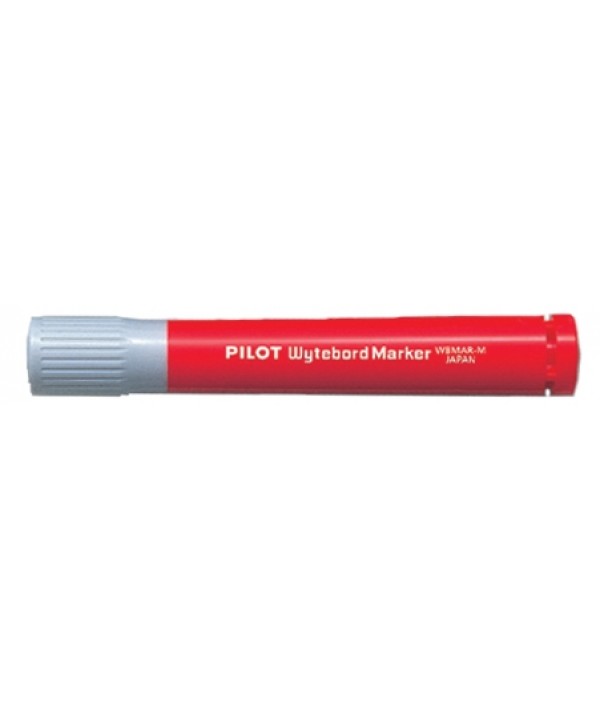 Pilot Rotulador para Pizarra Blanca - Punta Redonda de 4mm - Trazo de 1.8mm - Recargable - Tinta con Base de Alcohol - Borrable en Seco - Color Rojo