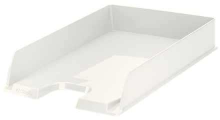 Esselte Europost Vivida Bandeja Portadocumentos -  Formato Vertical - A4 - Espacio para Etiqueta Identificativa - Color Blanco