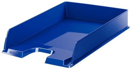Esselte Europost Bandeja Portadocumentos -  Formato Vertical - A4 - Espacio para Etiqueta Identificativa - Color Azul