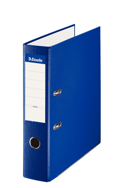 Esselte Archivador de Palanca - Formato Folio - Lomo 75mm - Capacidad para 500 Hojas - Color Azul