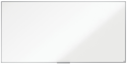Nobo Essence Pizarra de Melamina 2400x1200mm - Marco de Aluminio Anodizado - Bandeja para Rotuladores - Color Blanco