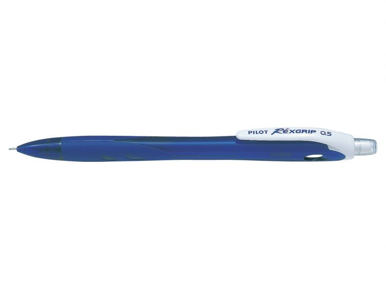 Pilot Portaminas Rexgrip Begreen - Trazo 0.5mm - Mina HB - 71,9% Plastico Reciclado - Cuerpo Azul