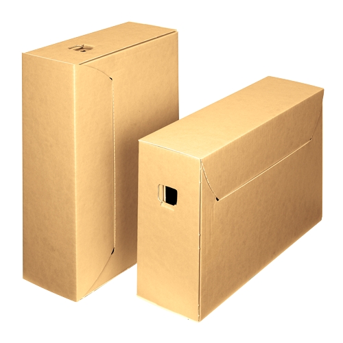 Fellowes Loeffs Pack de 50 Cajas de Archivo Definitivo - Libre de Acido 10 Aos - Color Marron