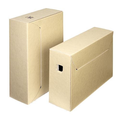Fellowes Loeffs Pack de 50 Cajas de Archivo Definitivo - Libre de Acido 30 Aos - Color Marron