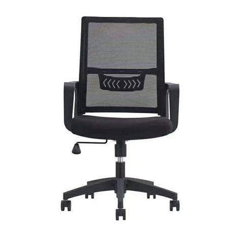 Muvip Silla de Oficina OF900 - Piston Clase 2 - Respaldo de Malla Transpirable - Mecanismo de Inclinacion - Soporte Lumbar - Ajuste de Altura - Base de Aluminio - Peso Max. 120kg