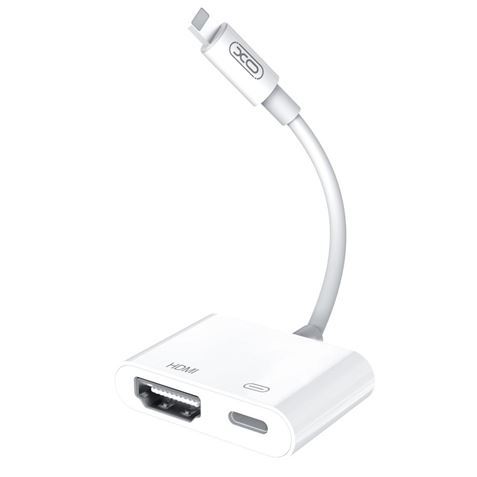 XO Hub Lightning con 1x HDMI y 1x USB-C