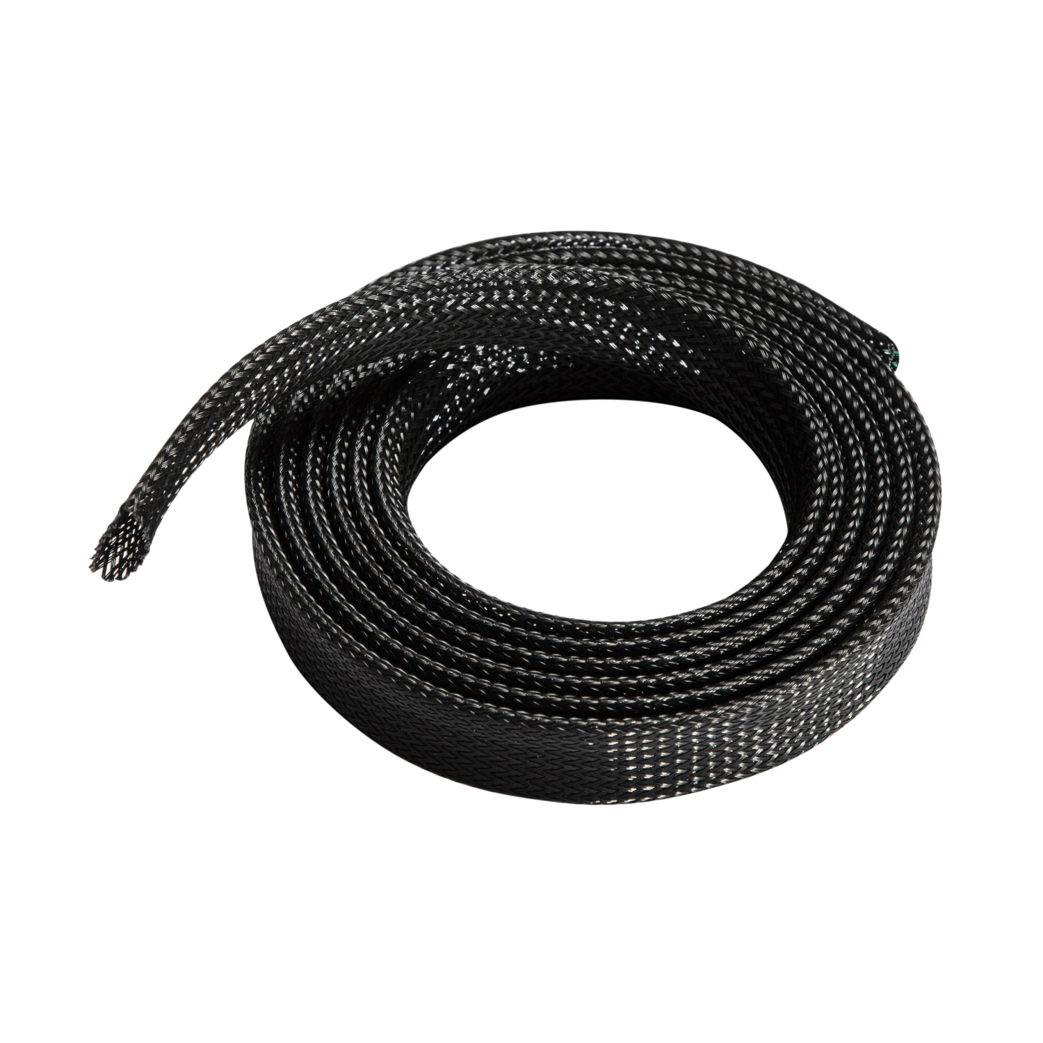 Aisens Organizador De Cable Poliester 20mm - 1.0m - Color Negro
