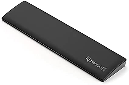 Redragon Meteor S Reposamuecas para Teclado - Base Antideslizante - Facil de Limpiar - Tamao 28.9x7.3x2cm - Color Negro