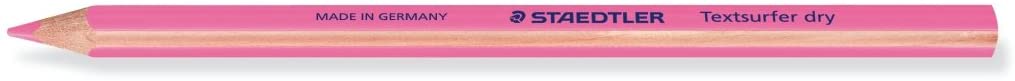 Staedtler Textsurfer Dry 128 64 Lapiz Fluorescente de Color Triangular - Mina de 4mm - Madera de Bosques Sostenibles - Color Rosa Neon