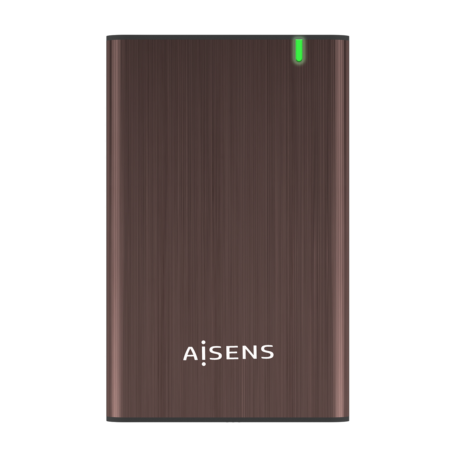 Aisens Caja Externa 2.5? para Discos Duros 9.5mm SATA I, II y III a USB 3.0/USB 3.1 GEN1 - Color Marrn