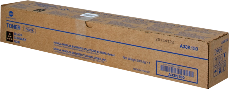 Konica Minolta TN321 Negro Cartucho de Toner Original - TN321K/A33K150