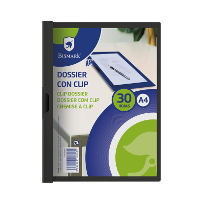 Bismark Dossier con Clip - Tamao A4 - Hasta 30 Hojas