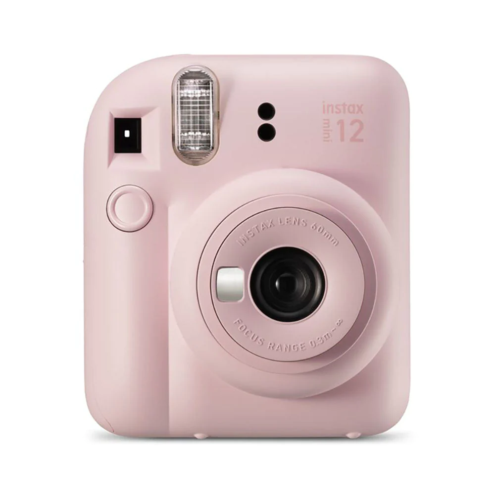 Fujifilm Instax Mini 12 Blossom Pink Camara Instantanea - Tamao de Imagen 62x46mm - Flash Auto - Exposicion Automatica - Mini Espejo para Selfies - Modo Primer Plano