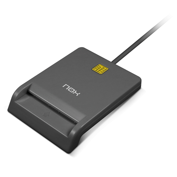 Nox Card ID Lector de Tarjetas Inteligentes DNIe USB-A - Color Negro