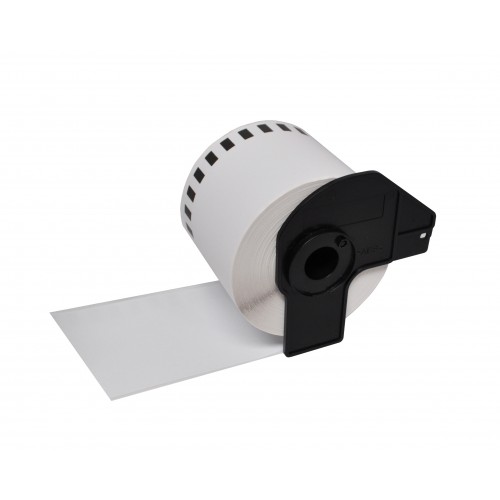 Brother DK22225 - Etiquetas Genericas de Tamao personalizado - Ancho 38mm x 30,48 metros - Texto negro sobre fondo blanco