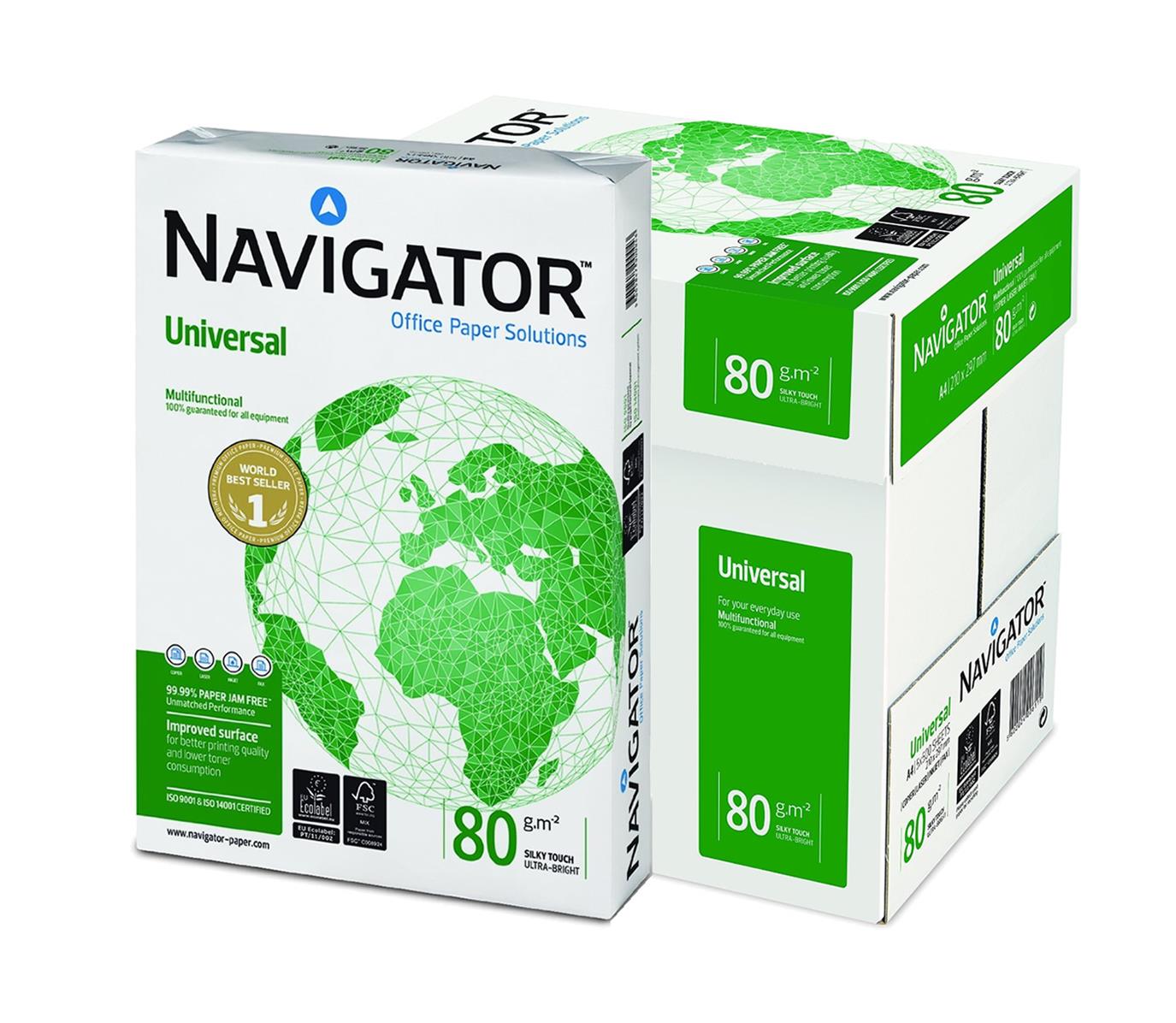 Navigator Papel A4 80gr. 210x297mm (500 Hojas) Blanco