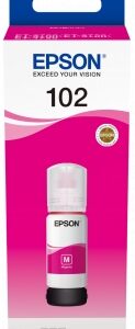 Epson 102 Magenta Botella de Tinta Original - C13T03R340