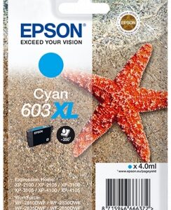 Epson 603XL Cyan Cartucho de Tinta Original - C13T03A24010