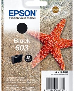 Epson 603 Negro Cartucho de Tinta Original - C13T03U14010