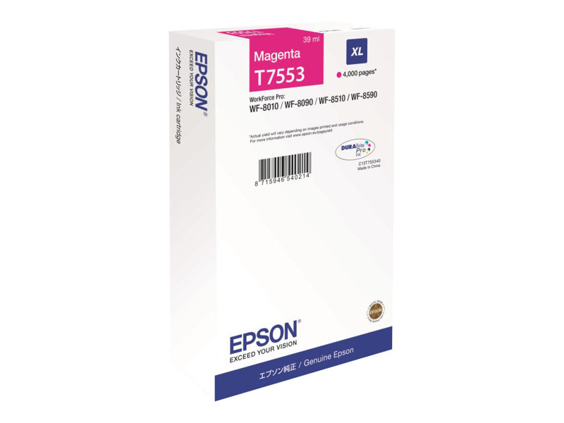 Epson T7553 Magenta Cartucho de Tinta Original - C13T755340