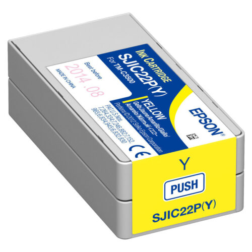 Epson SJIC22P Amarillo Cartucho de Tinta Original - C33S020604/SJIC22P(Y)