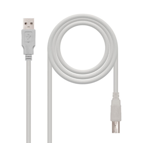 Nanocable Cable de Impresora USB-A 2.0 Macho a USB-B Macho 4.50m
