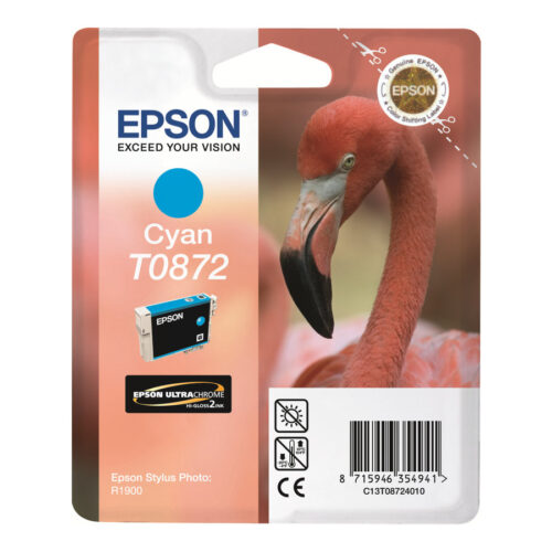 Epson T0872 Cyan Cartucho de Tinta Original - C13T08724010