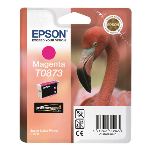 Epson T0873 Magenta Cartucho de Tinta Original - C13T08734010