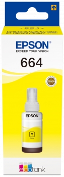 Epson T6644 Amarillo Botella de Tinta Original - C13T664440