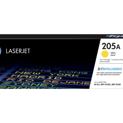 HP CF532A Amarillo Cartucho de Toner Original - 205A