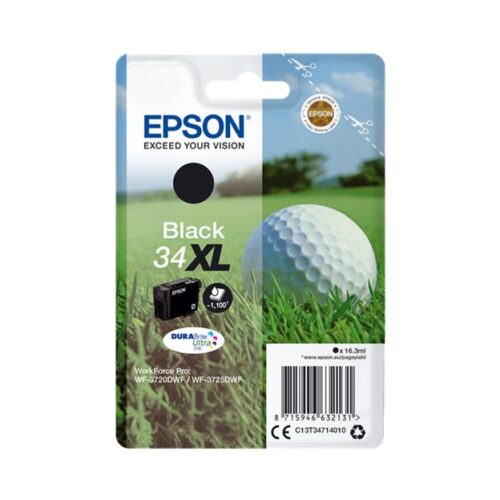 Epson T3471 (34XL) Negro Cartucho de Tinta Original - C13T34714010