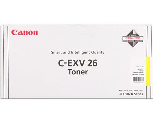 Canon CEXV26 Amarillo Cartucho de Toner Original - 1657B006