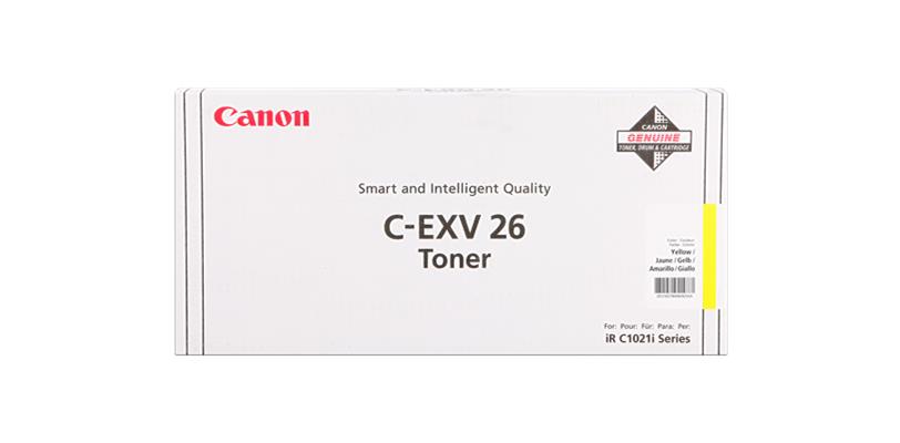 Canon CEXV26 Amarillo Cartucho de Toner Original - 1657B006