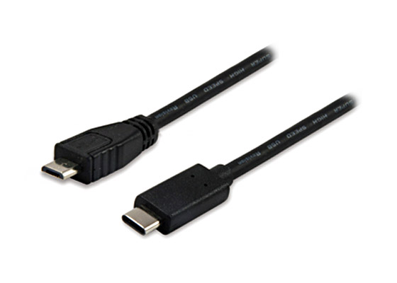 Equip Cable Micro USB-B Macho a USB-C Macho 2.0 1m