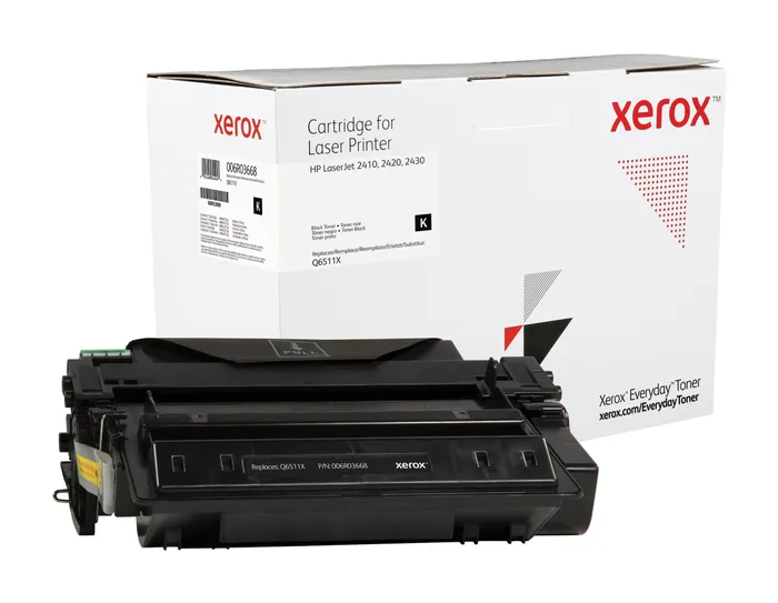Xerox Everyday HP Q6511X Negro Cartucho de Toner Generico - Reemplaza 11X