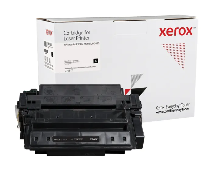 Xerox Everyday HP Q7551X Negro Cartucho de Toner Generico - Reemplaza 51X