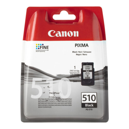 Canon PG510 Negro Cartucho de Tinta Original - 2970B009 (Blister con alarma)