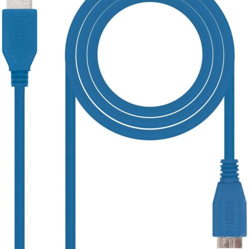 Nanocable Cable USB-A 3.0 Macho a Micro-USB 3.0 Macho 1m - Color Azul