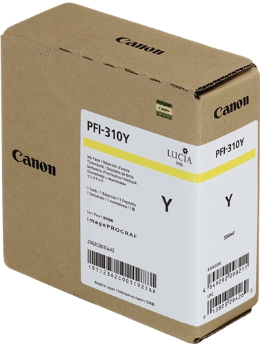 Canon PFI310 Amarillo Cartucho de Tinta Original - 2362C001
