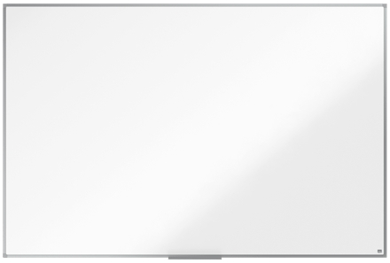Nobo Essence Pizarra de Melamina 1800x1200mm - Marco de Aluminio Anodizado - Bandeja para Rotuladores - Color Blanco