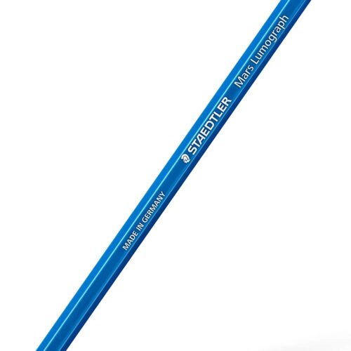 Staedtler Mars Lumograph 100 Lapiz de Grafito Hexagonal - Mina 4H - Resistencia a la Rotura - Madera de Bosques Sostenibles