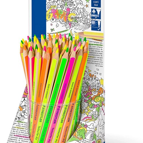 Staedtler Textsurfer Dry 128 64 Expositor de 48 Lapices Marcadores de Colores - Diseo Ergonomico - Colores Surtidos