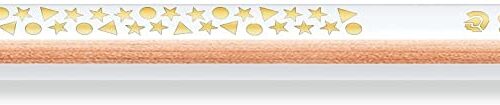 Staedtler Jumbo Noris 128 Lapiz Triangular de Color - Mina de 4mm - Resistencia a la Rotura - Diseo Ergonomico - Color Blanco