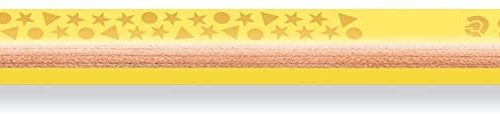 Staedtler Jumbo Noris 128 Lapiz Triangular de Color - Mina de 4mm - Resistencia a la Rotura - Diseo Ergonomico - Color Amarillo
